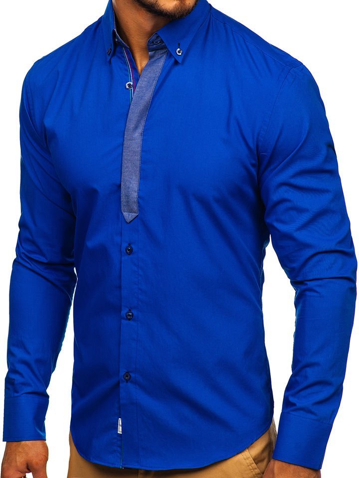 Long Sleeve Shirt Bolf 3725 ROYAL BLUE