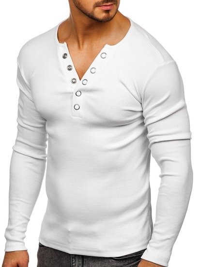 Men's Basic Long Sleeve Top White Bolf 145362