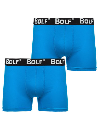 Men's Boxer Shorts Sky Blue Bolf 0953-2P 2 PACK