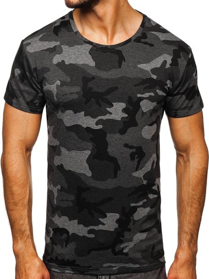 Men's Camo T-shirt Graphite Bolf S807