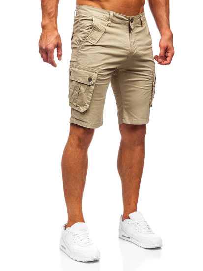 Men's Cargo Shorts Beige Bolf 3057