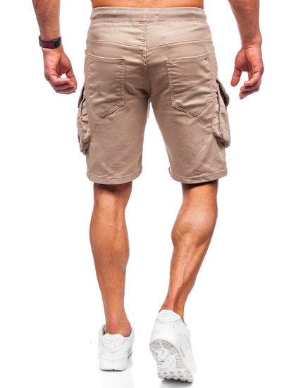 Men's Cargo Shorts Beige Bolf 384k