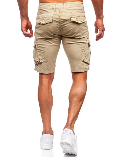 Men's Cargo Shorts Beige Bolf YF2222