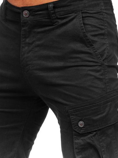 Men's Cargo Shorts Black Bolf 3057