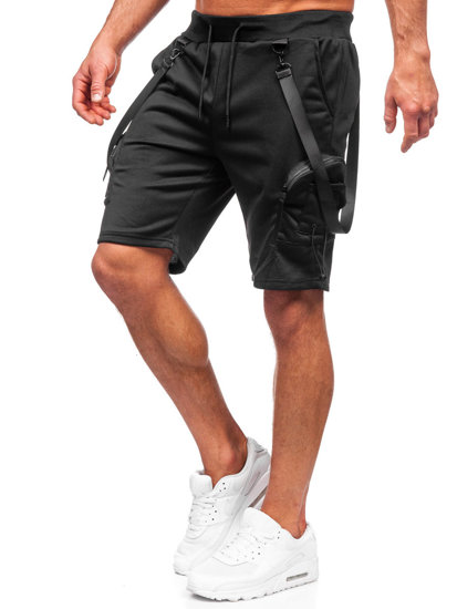 Men's Cargo Shorts Black Bolf HS7179