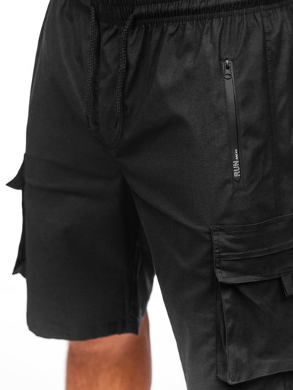 Men's Cargo Shorts Black Bolf HW2885