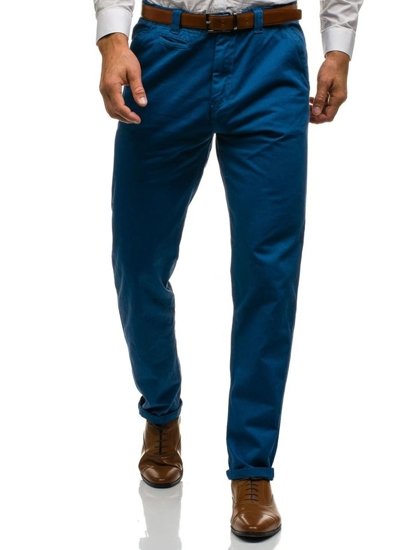 Men's Chino Trousers Blue Bolf 6191