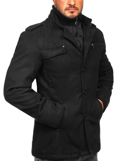 Men's Coat Black Bolf 8856