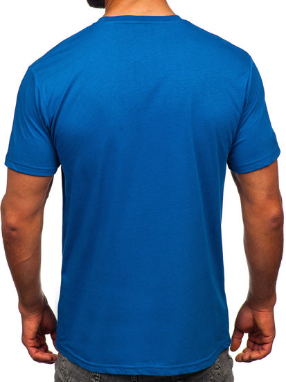 Men's Cotton T-shirt Blue Bolf 14752