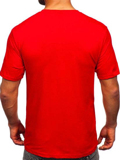 Men's Cotton T-shirt Red Bolf 14769