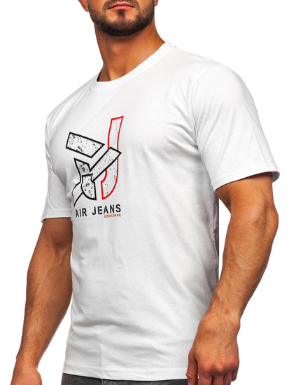 Men's Cotton T-shirt White Bolf 14769