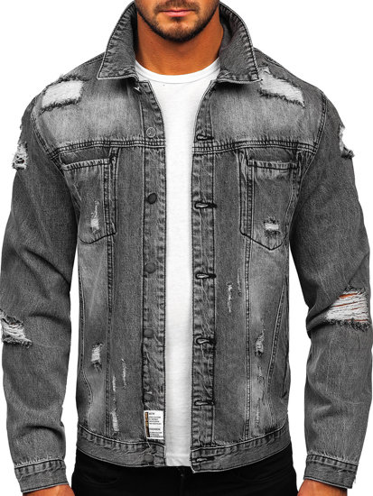 Men's Denim Jacket Grey Bolf MJ501G