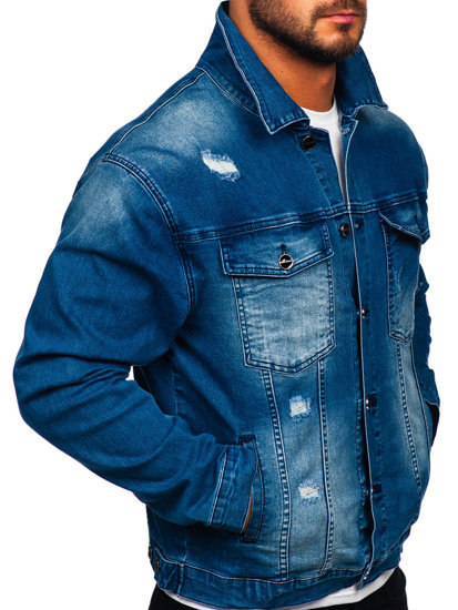 Men's Denim Jacket Light Blue Bolf MJ506B