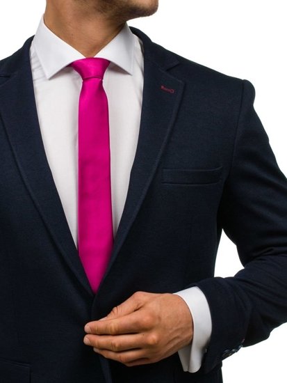 Men's Elegant Slim Tie Dark Violet Bolf K001