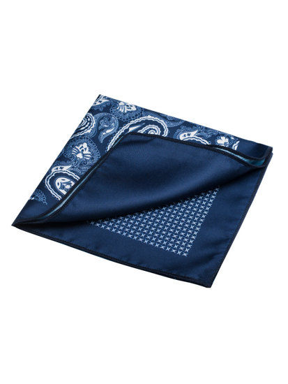 Men's Handkerchief Navy Blue Bolf PO20