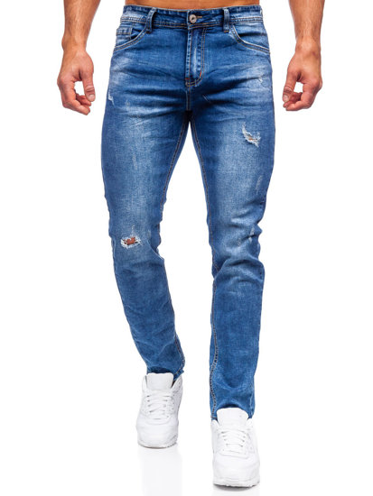 Men's Jeans Regular Fit Navy Blue Bolf K10006-1