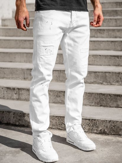 Men's Jeans Regular Fit White Bolf 4020-1