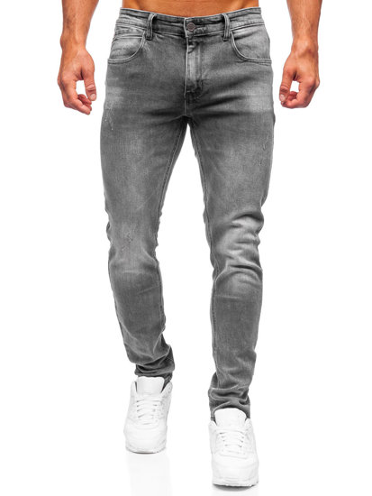 Men's Jeans Skinny Fit Black Bolf KX597