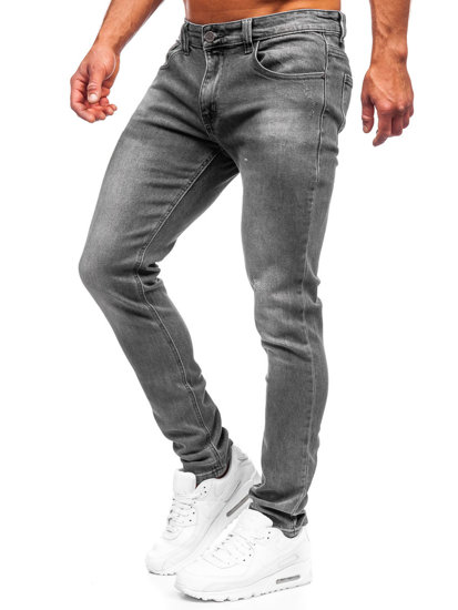 Men's Jeans Skinny Fit Black Bolf KX598