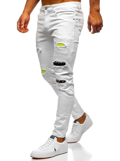 Men's Jeans Skinny Fit White Bolf KA1871-12