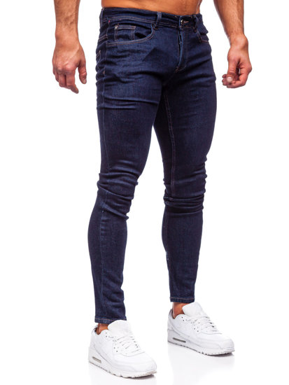 Men's Jeans Slim Fit Navy Blue Bolf MP003BS