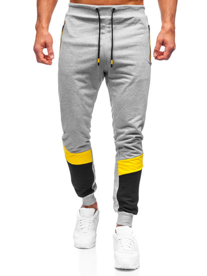 Men's Jogger Sweatpants Grey Bolf K10218
