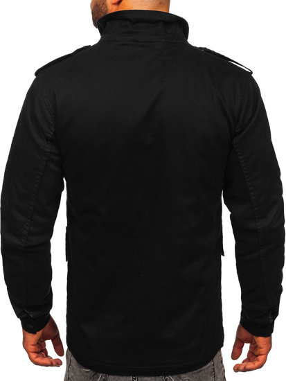 Men's Lightweight Cotton Jacket Black Bolf 10290