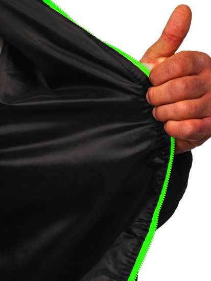 Men's Lightweight Quilted Jacket Black Bolf M10006