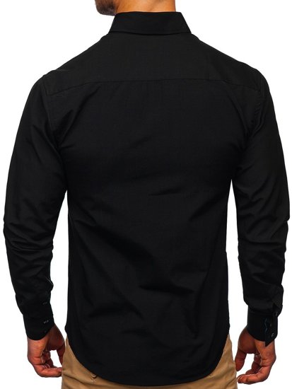 Men's Long Sleeve Shirt Black Bolf 20725