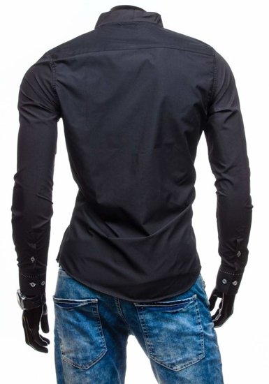 Men's Long Sleeve Shirt Black Bolf 5720-1