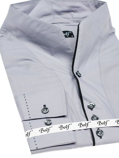 Men's Long Sleeve Shirt Grey Bolf 5720