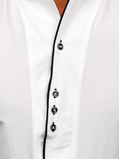 Men's Long Sleeve Shirt White Bolf 5720