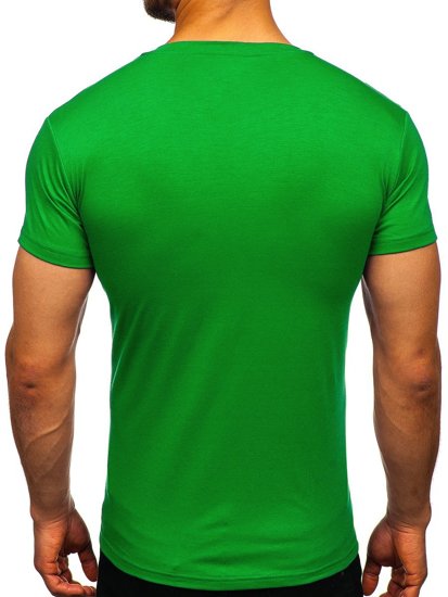 Men's Plain T-shirt Green Bolf 2005