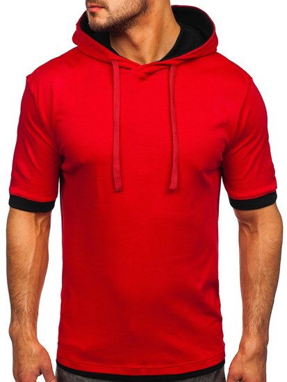 Men's Plain T-shirt Red Bolf 08