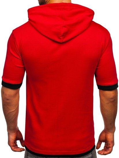 Men's Plain T-shirt Red Bolf 08
