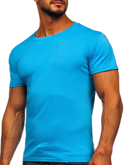 Men's Plain T-shirt Sky Blue Bolf 2005