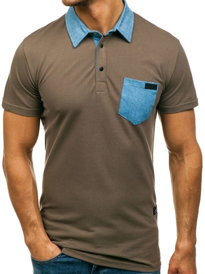 Men's Polo Shirt Khaki Bolf 2055