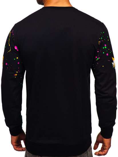 Men's Printed Sweatshirt Black Bolf 6415