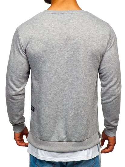 Men's Printed Sweatshirt Bolf Grey Bolf 11116