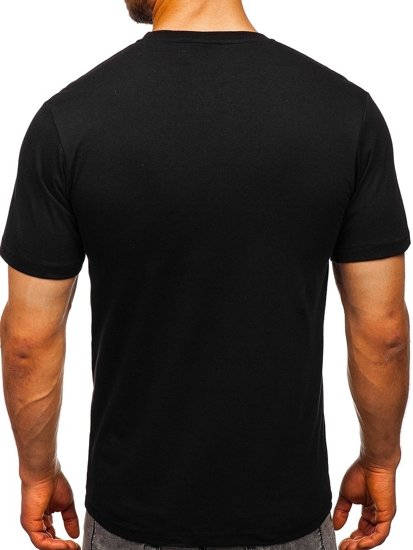 Men's Printed T-shirt Black Bolf 181519