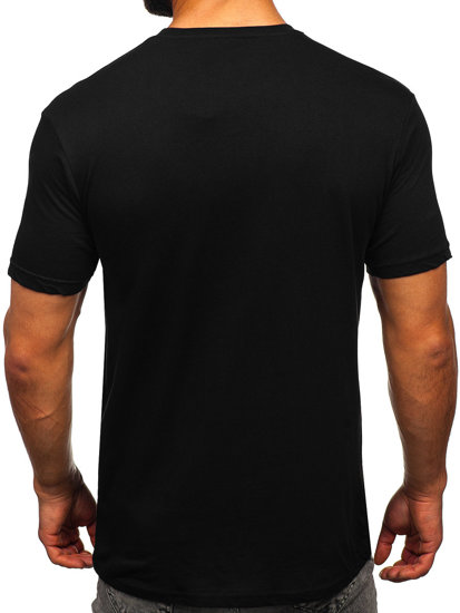 Men's Printed T-shirt Black Bolf 192377