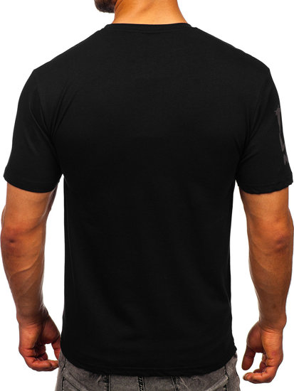 Men's Printed T-shirt Black Bolf 192378