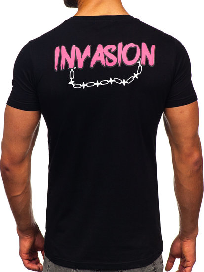 Men's Printed T-shirt Black Bolf HS7233