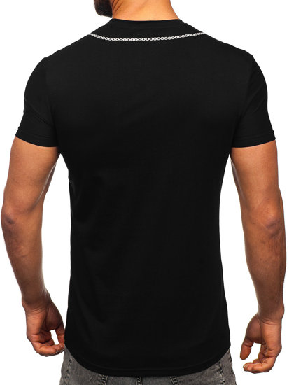 Men's Printed T-shirt Black Bolf MT3051