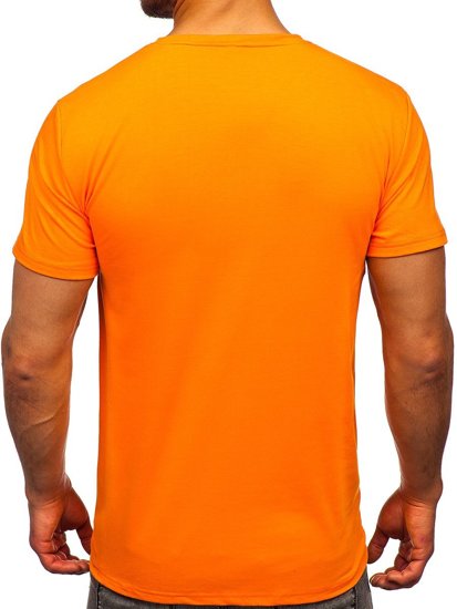 Men's Printed T-shirt Orange Bolf Y70013