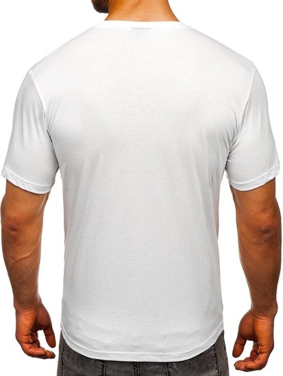 Men's Printed T-shirt White Bolf 0011