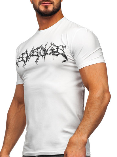Men's Printed T-shirt White Bolf MT3027