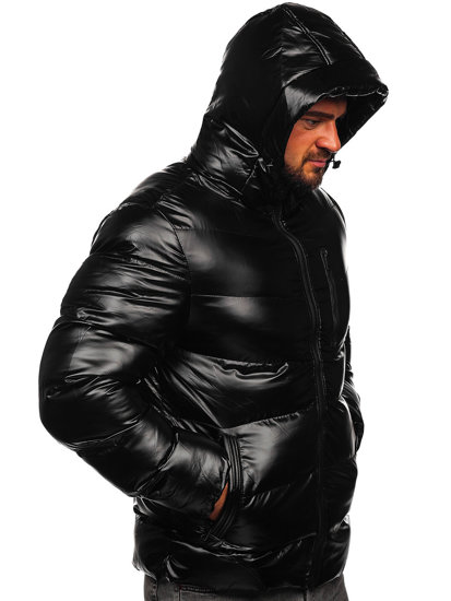 Men's Quilted Winter Jacket Black Bolf 27M8105