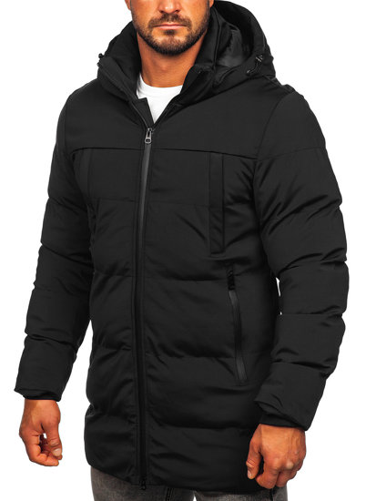 Men's Quilted Winter Jacket Black Bolf 51M2206