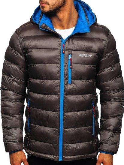 Men's Quilted Winter Sport Jacket Graphite Bolf BK145